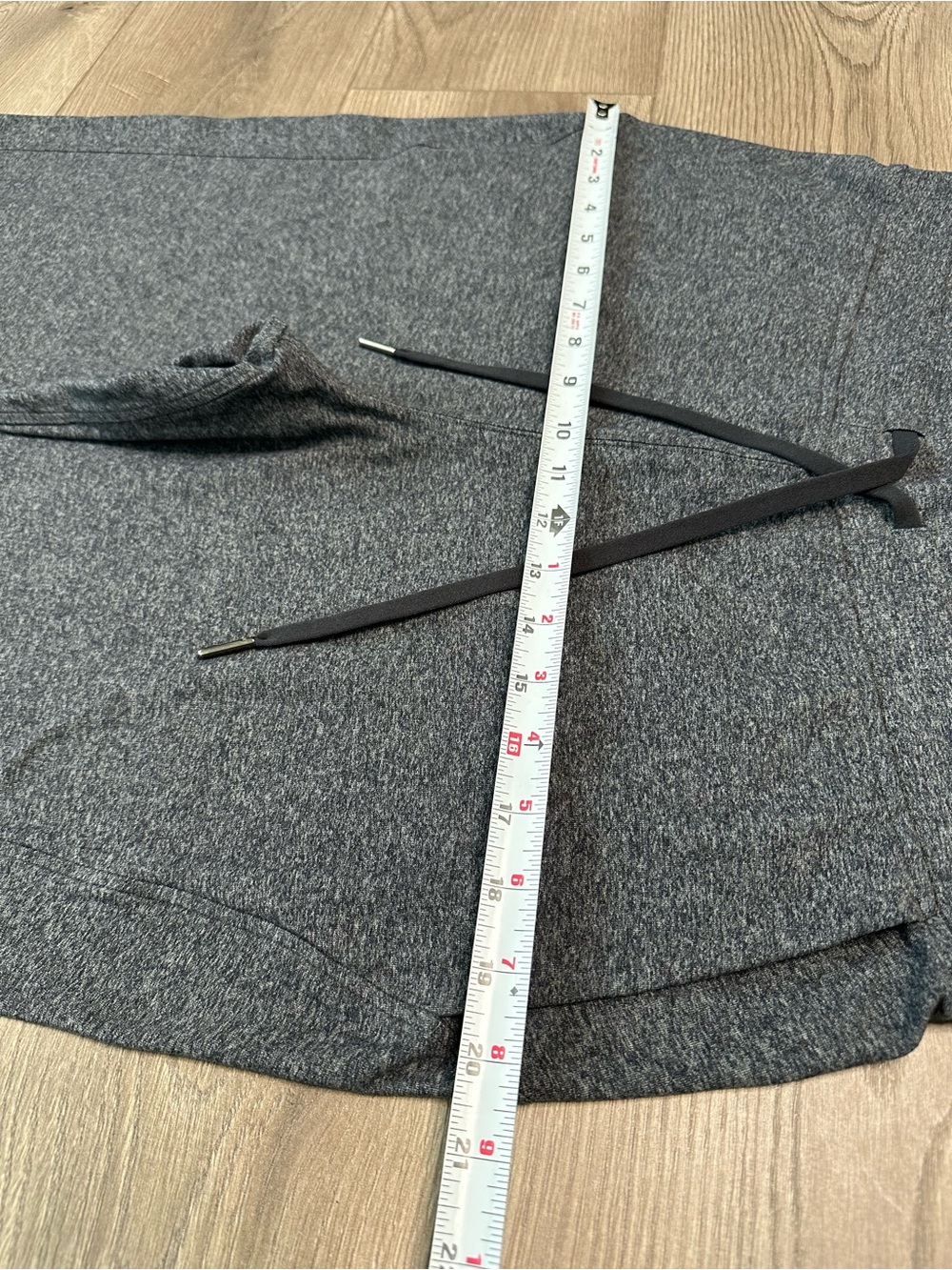 Lululemon Ready To Rulu High Rise Cropped Jogger Heathered Grey Black Size 12 - Picture 6 of 9